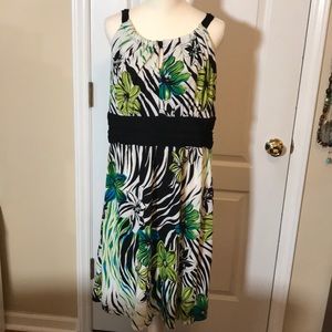 BIN1 NWT New Directions multicolored dress bow
